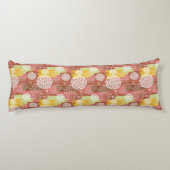 Coussins Longs Motif floral 2 (Dos)