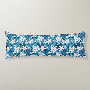 Coussins Longs Motif floral 2 de ketmie tropicale