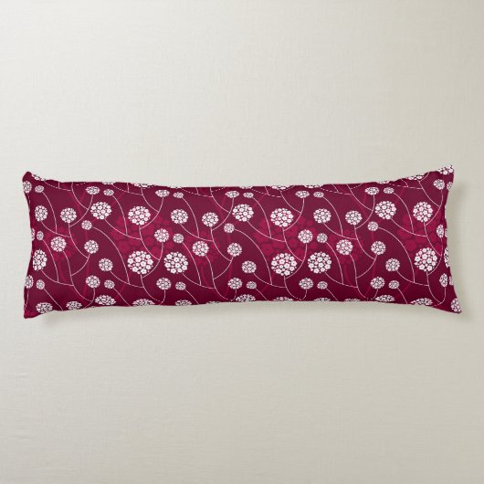 Coussins Longs motif floral Abstrait (Dos)