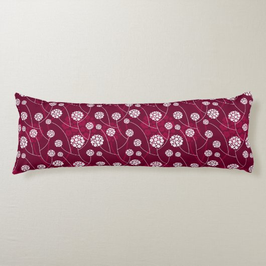 Coussins Longs motif floral Abstrait (Devant)
