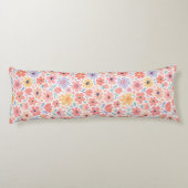 Coussins Longs Motif floral abstrait moderne (Dos)