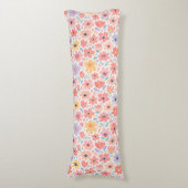 Coussins Longs Motif floral abstrait moderne (Devant (Vertical))