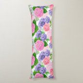 Coussins Longs Motif floral aquarelle (Dos (Vertical))