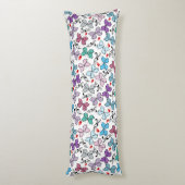 Coussins Longs Motif floral de Valentine (Dos (Vertical))