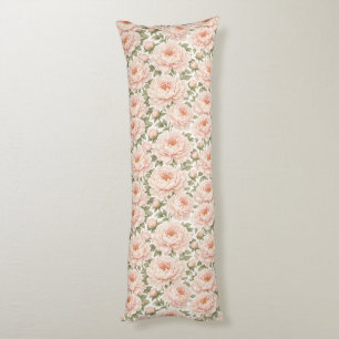 Coussins Longs Motif floral élégant de pivoine