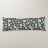 Coussins Longs Motif floral sans couture (Dos)