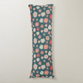 Coussins Longs Motif floral sans couture (Devant (Vertical))