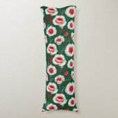Coussins Longs Motif floral vibrant (Devant (Vertical))