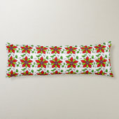 Coussins Longs Motif floral vibrant (Dos)