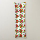 Coussins Longs Motif floral vibrant (Dos (Vertical))