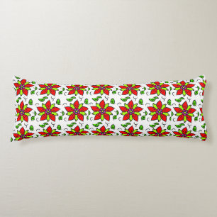 Coussins Longs Motif floral vibrant