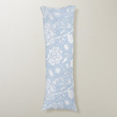 Coussins Longs Motif Floral William Morris en bleu (Devant (Vertical))