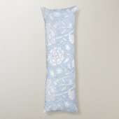 Coussins Longs Motif Floral William Morris en bleu (Dos (Vertical))