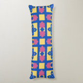 Coussins Longs Motif Géométrique Abstrait (Dos (Vertical))