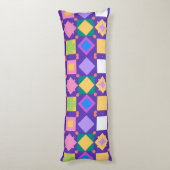 Coussins Longs Motif Géométrique Abstrait (Dos (Vertical))