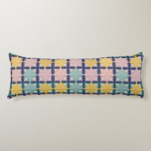 Coussins Longs Motif Géométrique Avec Des Couleurs Vives