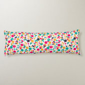 Coussins Longs Motif géométrique coloré (Dos)