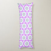 Coussins Longs Motif géométrique de couleur vive (Dos (Vertical))