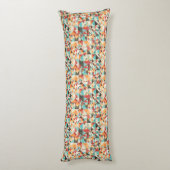 Coussins Longs Motif géométrique d'Earthtone (Dos (Vertical))