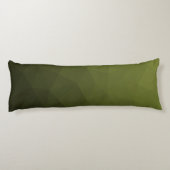 Coussins Longs Motif géométrique du maillage vert de l'Armée (Dos)