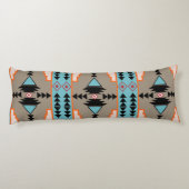 Coussins Longs Motif géométrique mexicain Aztec (Dos)