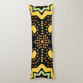 Coussins Longs Motif géométrique moderne pointillé (Dos (Vertical))