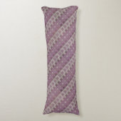 Coussins Longs Motif géométrique rouge dégradé (Devant (Vertical))