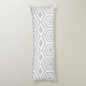 Coussins Longs Motif géométrique turc gris (Dos (Vertical))