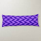 Coussins Longs motif géométrique violet (Dos)