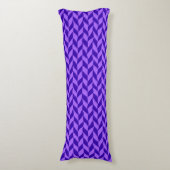 Coussins Longs motif géométrique violet (Devant (Vertical))
