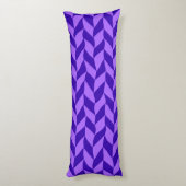 Coussins Longs motif géométrique violet (Dos (Vertical))