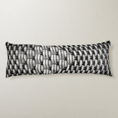 Coussins Longs Motif gris Abstrait et élégant (Dos)