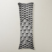 Coussins Longs Motif gris Abstrait et élégant (Devant (Vertical))