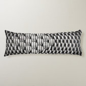 Coussins Longs Motif gris Abstrait et élégant (Devant)