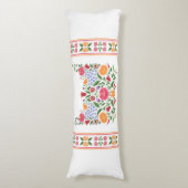 Coussins Longs Motif hongrois de gens - fleur de broderie de (devant Vertical)