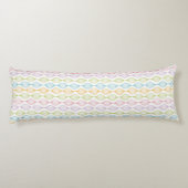 Coussins Longs Motif horizontal coloré d'ogee (Dos)