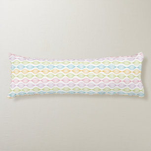 Coussins Longs Motif horizontal coloré d'ogee