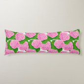 Coussins Longs Motif Hydrangea (Devant)