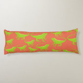 Coussins Longs Motif Iguana Lizard (Dos)