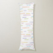 Coussins Longs Motif Lignes arrondies | Pastel Arc-en-ciel (Devant (Vertical))