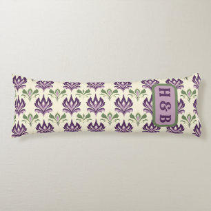 Coussins Longs Motif Lily Motif Ornemental