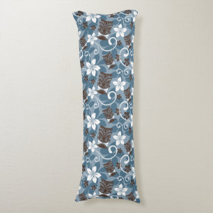 COUSSINS LONGS MOTIF LUAU TIKI (BLEU)