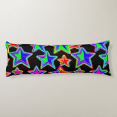 Coussins Longs Motif lumineux Neon Starlight (Dos)