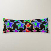 Coussins Longs Motif lumineux Neon Starlight (Devant)