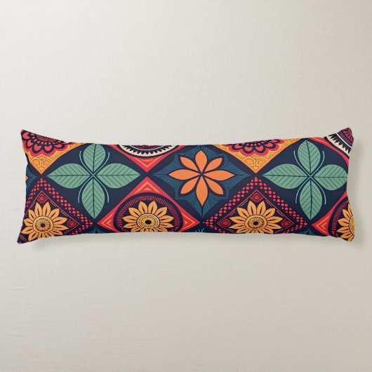Coussins Longs Motif magique Fleurs (Devant)