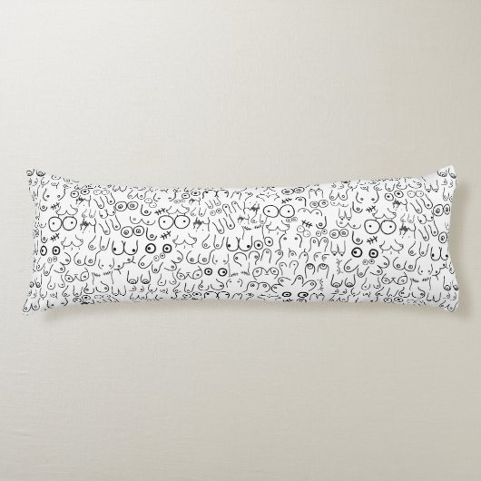 Coussins Longs motif mammaire (Devant)