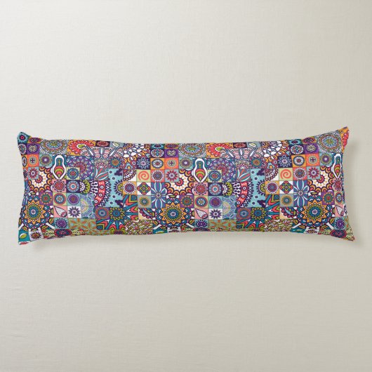 Coussins Longs Motif Mandala (Dos)