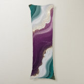 Coussins Longs Motif Marbre Pailleté Or Luxe (Devant (Vertical))