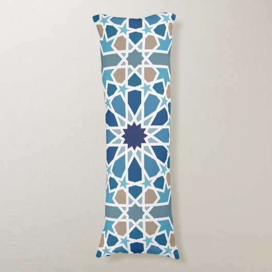 Coussins Longs Motif marocain en carreaux (devant Vertical)