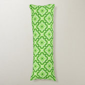 Coussins Longs Motif marocain en tuiles - Vert citron (Devant (Vertical))